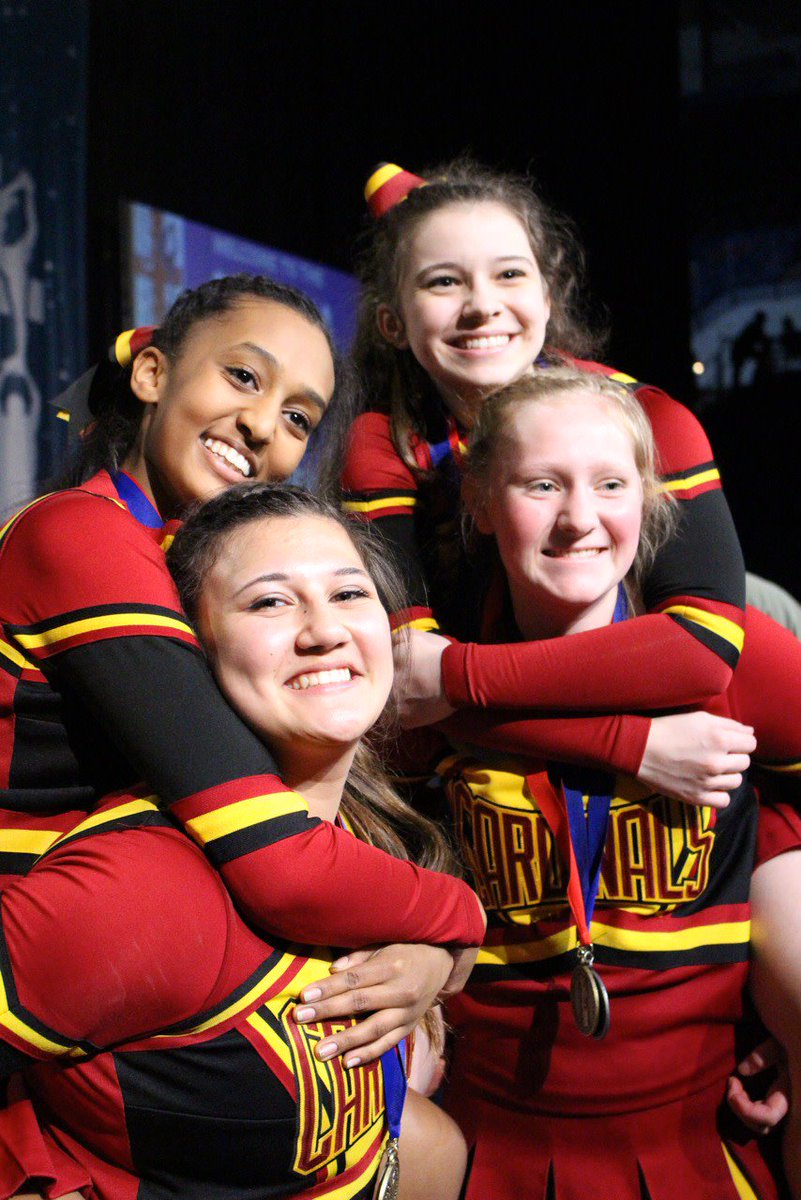 IretonAthletics's tweet photo. Congrats to our varsity cheerleaders on winning their fourth straight National Title at the @CheerCCA competition over the weekend! Read more - https://t.co/lnLvH20YqB https://t.co/NfXYy1RBHY