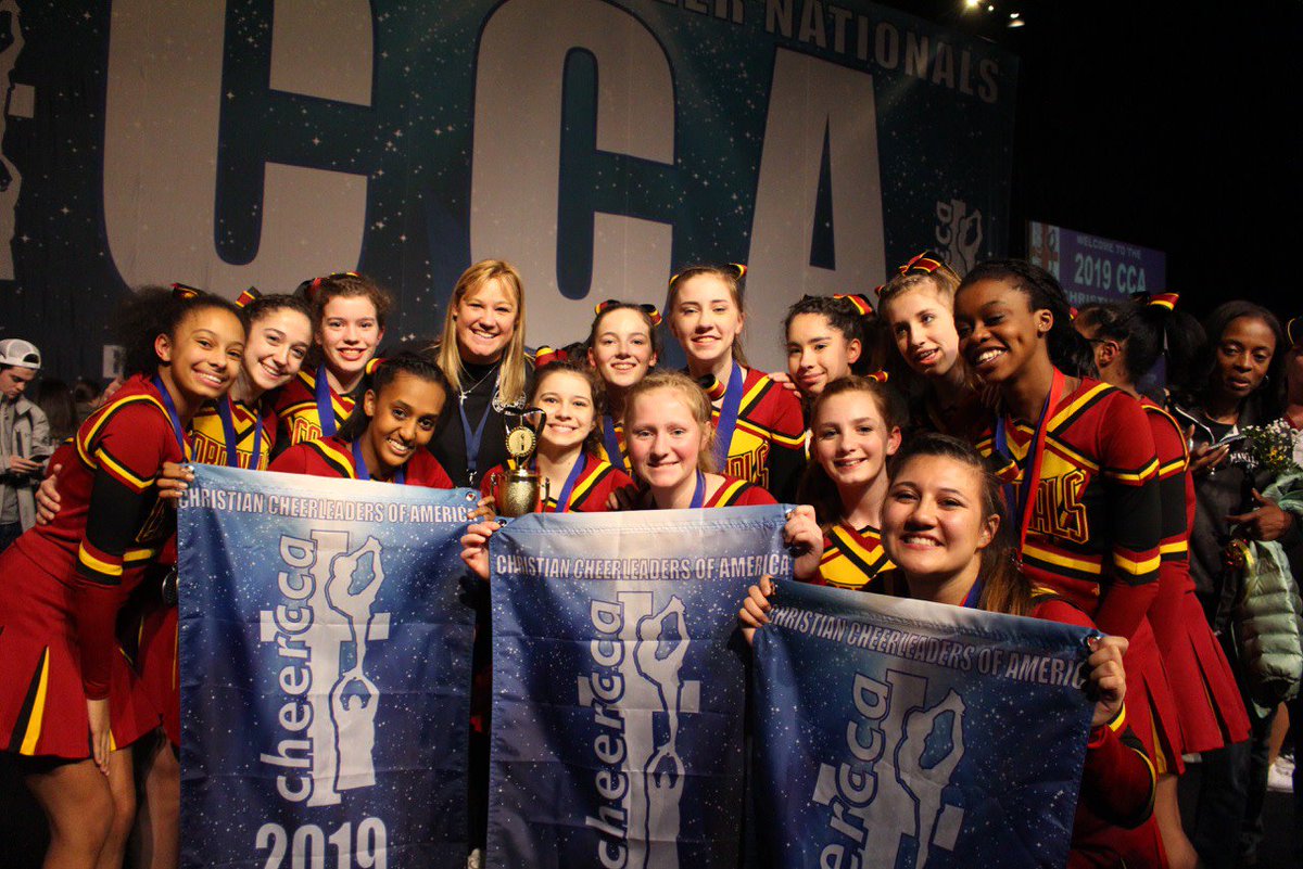 IretonAthletics's tweet photo. Congrats to our varsity cheerleaders on winning their fourth straight National Title at the @CheerCCA competition over the weekend! Read more - https://t.co/lnLvH20YqB https://t.co/NfXYy1RBHY