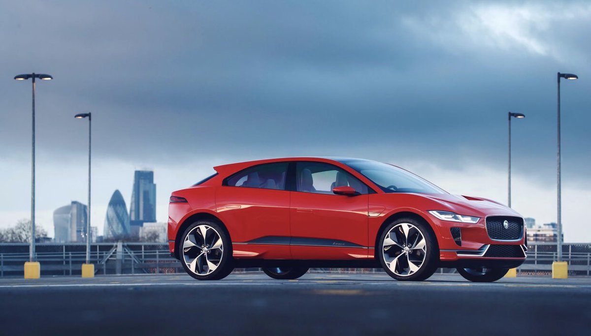 Beautiful! 😍😍 Congrats <a href="/Jaguar/">Jaguar</a> for winning European Car of The Year at the 2019 Geneva Motor Show with the I-Pace. Stunning car, looks great on the roads and racing around in <a href="/FIAFormulaE/">Formula E</a> 👌👏 #genevamotorshow #jaguaripace #ev