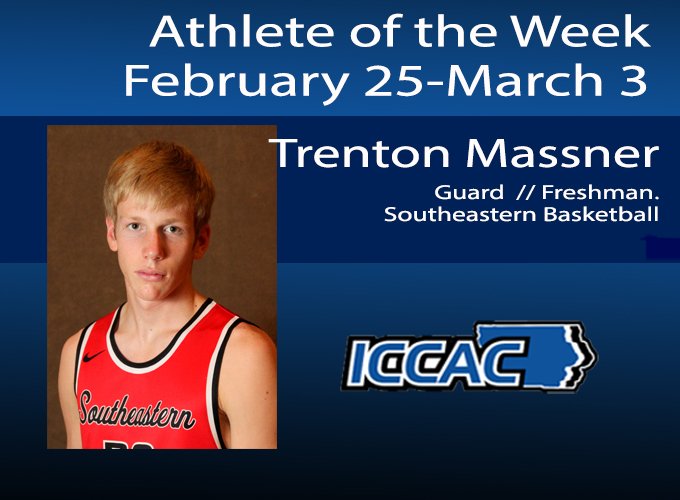 Trenton Massner, came off  the bench and played hard helping the team. Massner scored 31 points, shooting 63 percent from the field  (12-19). Massner sank seven out of nine three-pointers, an  impressive 77 percent from behind the arch. Congratulations Trent! <a href="/SCCBlackhawks/">Southeastern CC Women's Basketball</a>