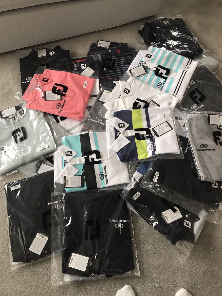 Paul Dunne (@dunners11) on Twitter photo Nice to arrive home to a fresh delivery from <a href="/FootJoyEurope/">FootJoy Europe</a> and thankful to be wearing this gear this year! Time for a few giveaways. Like and retweet this for your chance to win some goodies! #feelthejoy Nice to arrive home to a fresh delivery from <a href="/FootJoyEurope/">FootJoy Europe</a> and thankful to be wearing this gear this year! Time for a few giveaways. Like and retweet this for your chance to win some goodies! #feelthejoy