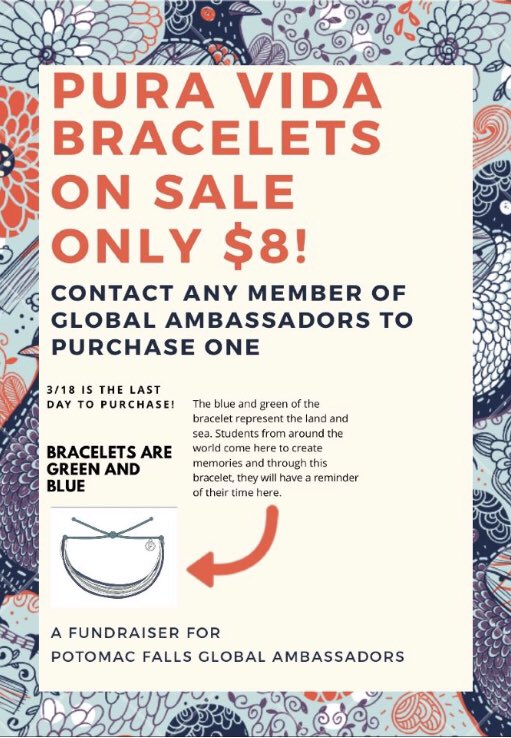 pfhsga's tweet photo. only a few days left to order a GA pura vida bracelet!! 🌎🌍🌏 https://t.co/HQllrrr8g9