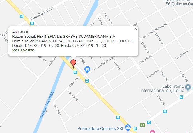 alertas_opds's tweet photo. REFINERÍA DE GRASAS SUDAMERICANA informa evento no programado producto de una fisura en tanque de oleina. Mas información: https://t.co/a7Jtp22In5 https://t.co/3z55Zmujsa