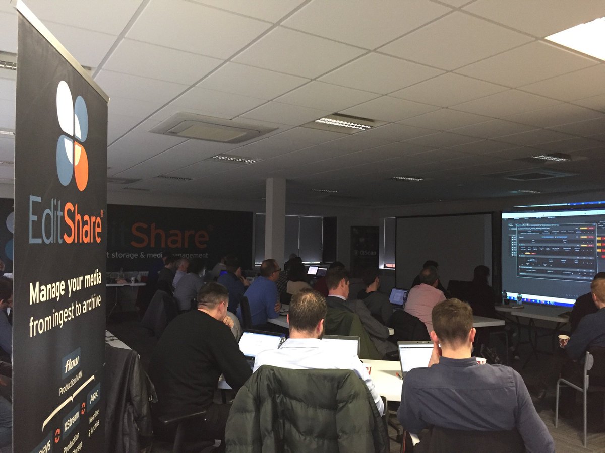 Great turnout at the <a href="/editshare/">EditShare</a> reseller training session today