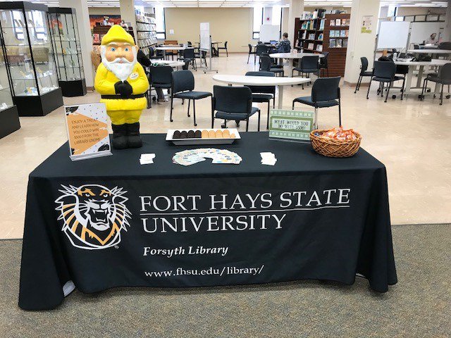 FHSU Forsyth Library and Learning Commons on Twitter: "Be sure to stop by Forsyth Library today