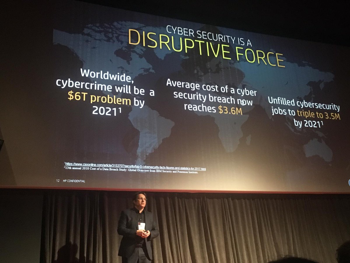 Endpoint Security: what are the new frontiers of innovation? We talk about it with Boris Balacheff, HP Fellow - Chief Technologist for Security Research &amp; Innovation #HPLabs, on the stage of #TheWolfMovie, the event on #CyberSecurity organized by <a href="/HP_Italia/">HP Italia</a> &amp; <a href="/IDCItaly/">IDC | Italy</a>.