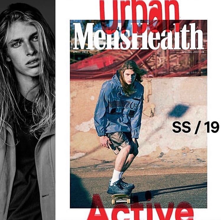 MiLKMANAGEMENT's tweet photo. JUSTIN skating into Men's Health 💥 #SS19 #UrbanActive issue
📸 #leocackett, styling #ericdownstylist, grooming #michaelgraymakeup
#MilkMen #Milk #MensHealth #MensFashion #Style #OneToWatch #MilkLoves #MilkModelManagement https://t.co/2uHqtBH81g