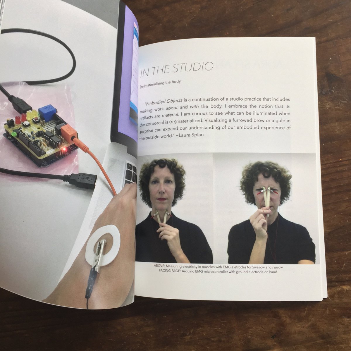 laurasplan's tweet photo. #EmbodiedObjects #ExhibitionCatalog now available 4 #freedownload https://t.co/puWqLbkBeD
.
#newmediaart #textileart #digitalart #electronicart #computerizedtextiles #jacquardweaving #EMG #electromyography #digitalfabrication #datadriven #biosensors #studiogiveaway https://t.co/oPb37fjuI4