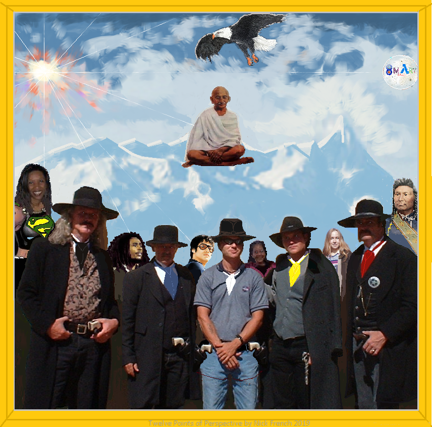 Points of perspective comes from people and things we hold high. 
The real fight in life, is with our self, to make our self better people. Not in fighting with others...If we Love our self, then we can Love others better.
#perspective