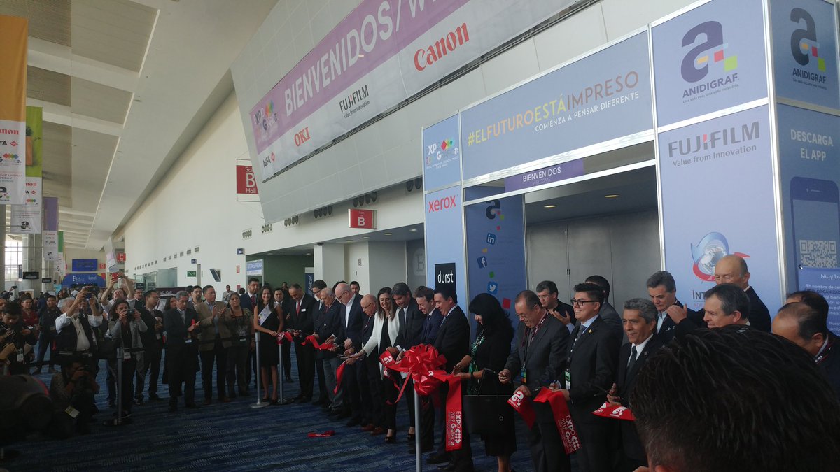 PJonsson11's tweet photo. The Expografica show @Expografica in Mexico City is open! Swing by the Association for PRINT Technologies @APT_tech booth, # 1046 and get information on PRINT 19 @thePRINTevent and other association programs. We can help your business GROW! https://t.co/t1eKgRQ6Sp