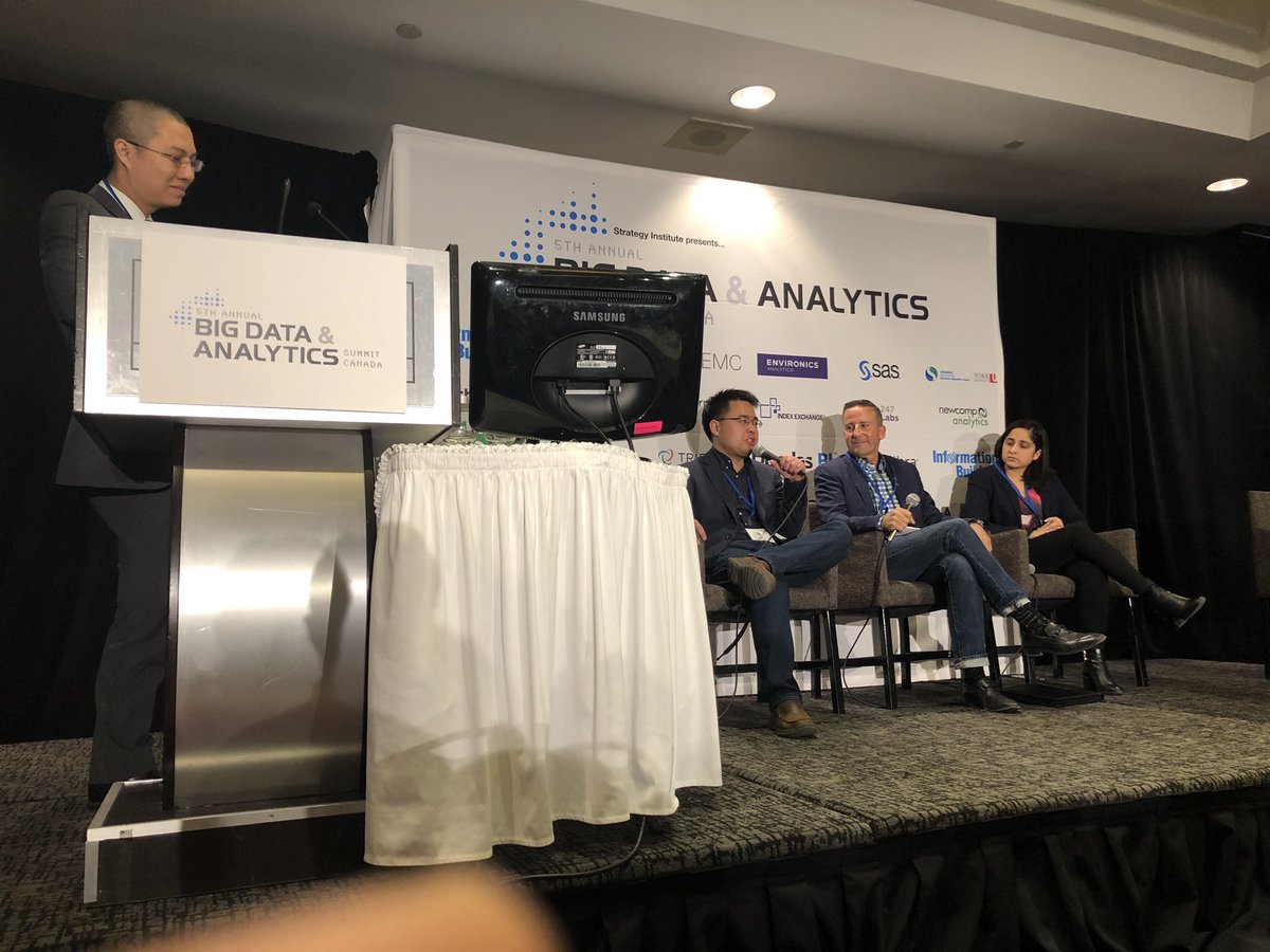 frankfchuang's tweet photo. Brian from @IndexExchange speaks to how we invest heavily in tech talent, from professional development to career growth opps! @BIGDATASummitCA #BDA2019 @IndexExchange #IXeng #talentwar https://t.co/0t7NQGYzcA