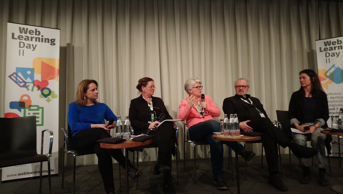 StefRemlinger's tweet photo. Teilhabe ermöglichen und #Digitalisierung gestalten! Jetzt Diskussion beim #WeblearningDay der #VHS - Konferenz zum #digitalen Lernen der Berliner Volkshochschulen #smartvhs https://t.co/vfgV7BB6Af