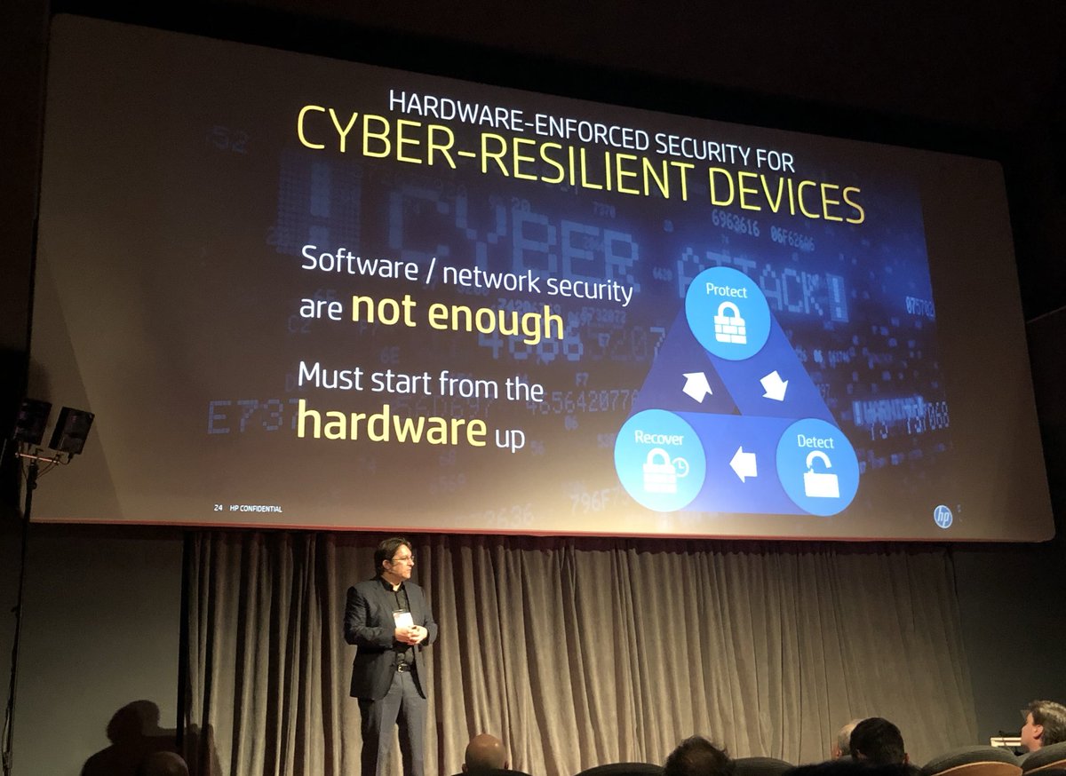Per realizzare i nuovi dispositivi cyber-resilienti il software non è più sufficiente, è necessario partire dall’hardware, afferma Boris Balacheff, HP Fellow, Chief Technologist for Security Research &amp; Innovation <a href="/HPLabs/">HP Labs</a>, ospite di <a href="/HP_Italia/">HP Italia</a> e IDC a #TheWolfMovie