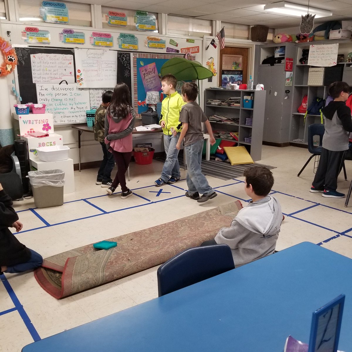 acalhoon4's tweet photo. Using the game board for STAAR prep! #iammilam #BeTheOne #MilamMemories https://t.co/X323SUR7QH