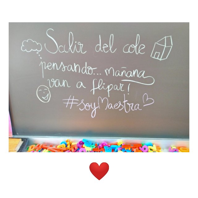 #soyMaestra como <a href="/Profe_RamonRG/">Profe Ramón ✐</a>  y tantos otros frikis que andamos por aquí. Es un placer leeros cada día y aprender tanto. Gracias Ramón por llevar esa pedazo de sonrisa y buen rollo a las aulas y que llegue a todas las pizarras de España!! #soyMaestro 💚