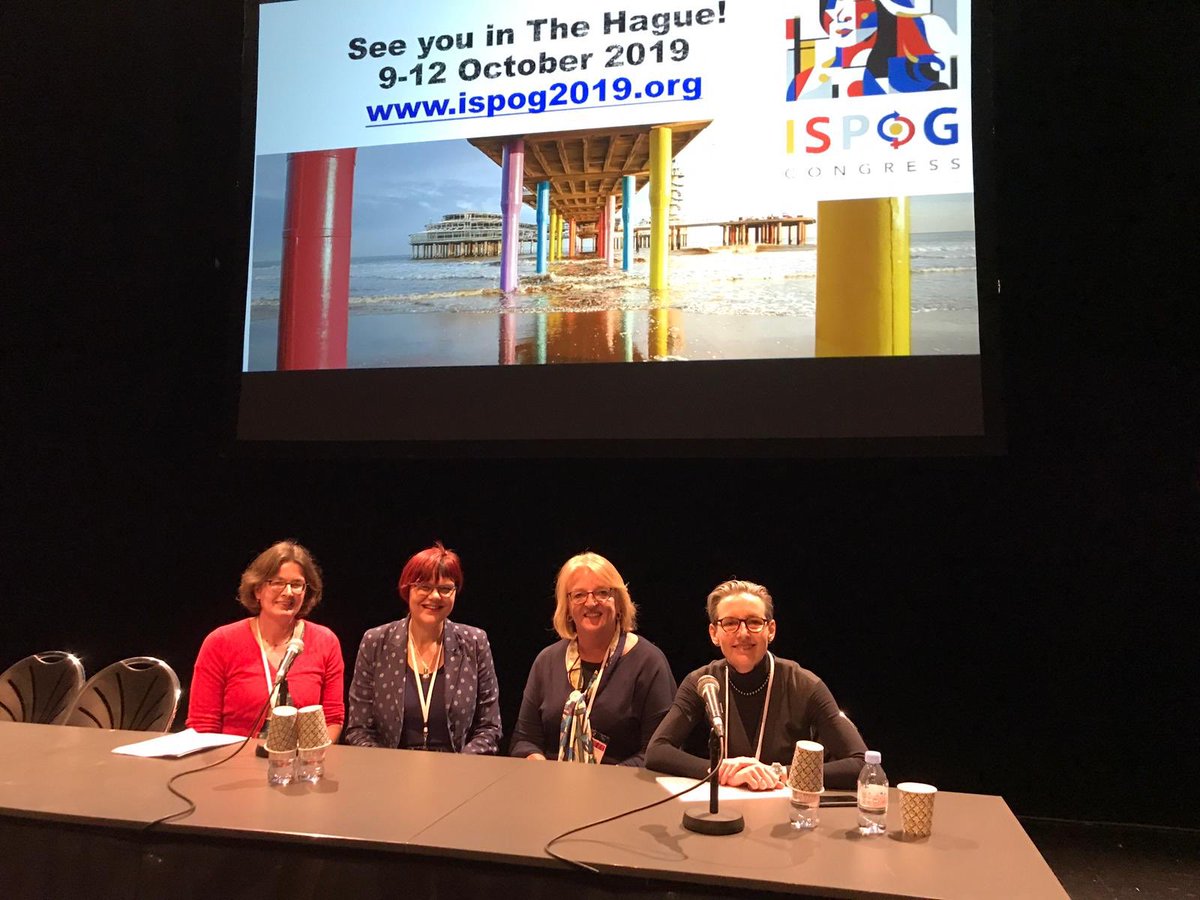 ISPOG_org's tweet photo. True #interdisciplinary collaborative work at #ISPOG symposium at the #IAWMH2019 conference on Reproductive health and pregnancy in vulnerable patient groups! 2 Ob/Gyns, 1 paediatrician and 1 psychiatrist. More of it at #ISPOG2019! https://t.co/30GGMzFoES