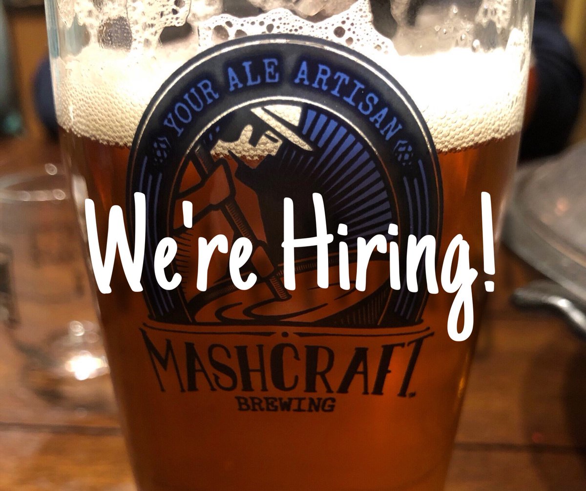 MashCraftBrews's tweet photo. We’re looking to add 1 super person to our taproom team in Greenwood. You wanna play? https://t.co/RGYLFK8Fs6 https://t.co/ArLNX1gdTK