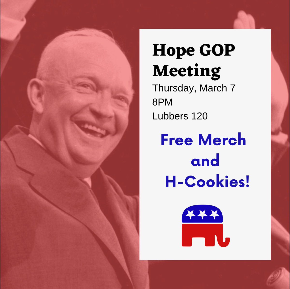 HopeRepublicans's tweet photo. Tomorrow! #gop #hopecollege #maga https://t.co/TE0BaYWKHx