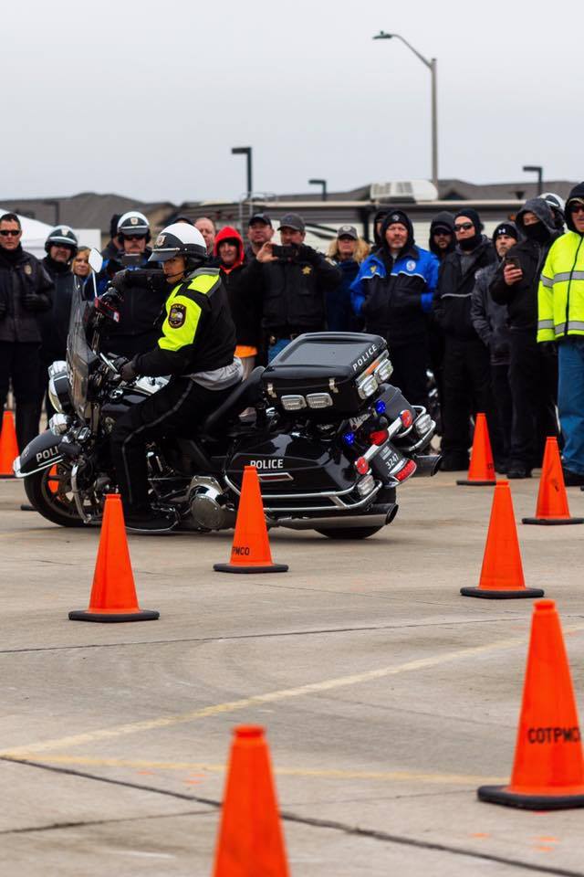 GrandPrairiePD's tweet photo. Congratulations to Motor Officer C. Scott &amp; Officer T. Lee for winning top awards @ the 6th Annual Capital of Texas Police Motorcycle Chute! They battled through rain &amp; freezing temps w/ 125 Motor Officers to raise money for @SunshineKidsOrg &amp; @YCshelter4kids! #MotorCops https://t.co/HxylqlZK0x