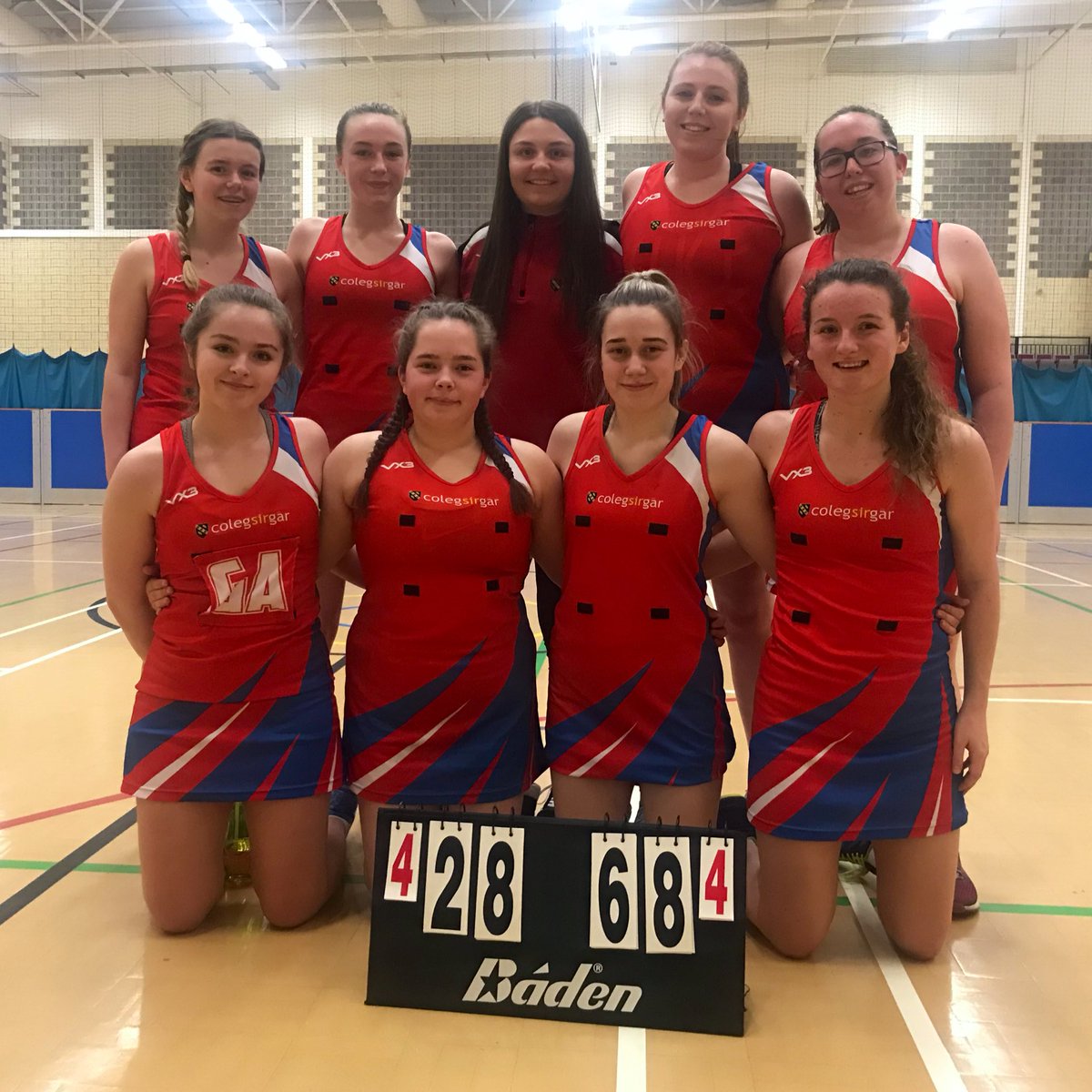 CSGNetball's tweet image. Gêm wych heddiw v tîm Pêl-Rwyd Glyn Ebbw Coleg Gwent ac yn ennill yn dda 68-28 #gwaithtim / A great game today v Ebbw Valle Gwent College Netball Team with a great win 68-28 #teamwork