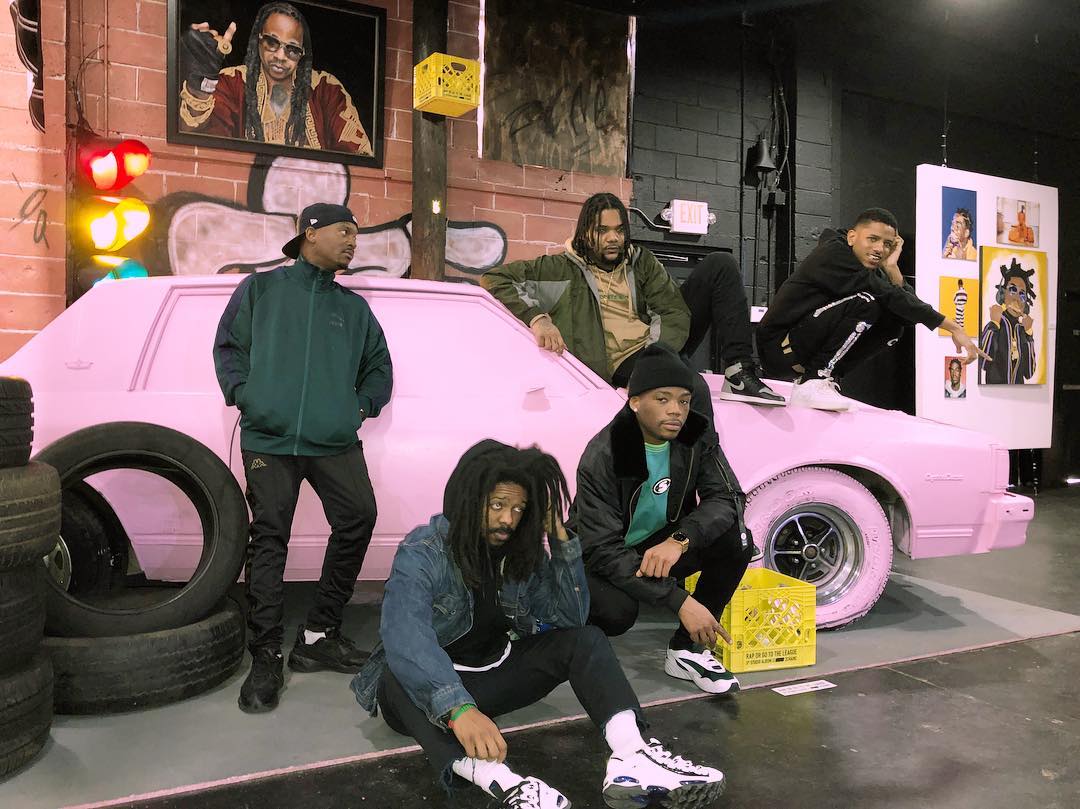 MassAppealRecs's tweet photo. .@fashawn @stro @everythingezri @iamcantrell & @070phi pulled up to the @trapmusicmuseum before the final #Starting5Tour show last night 🖼 https://t.co/B4D2Gv2Kb8