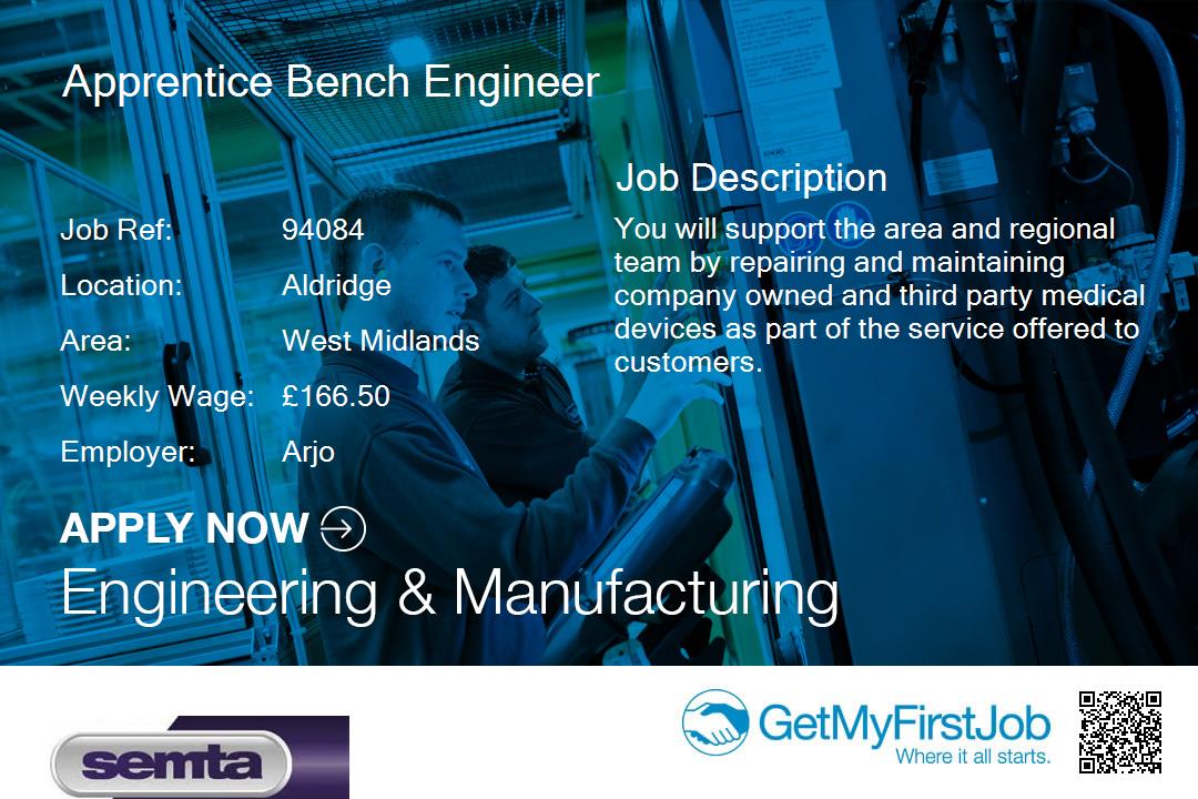 SemtaApprentice's tweet image. This could be your first #job as an #apprentice Bench Engineer in #Aldridge apply with @SemtaSkills goo.gl/tDEi1s