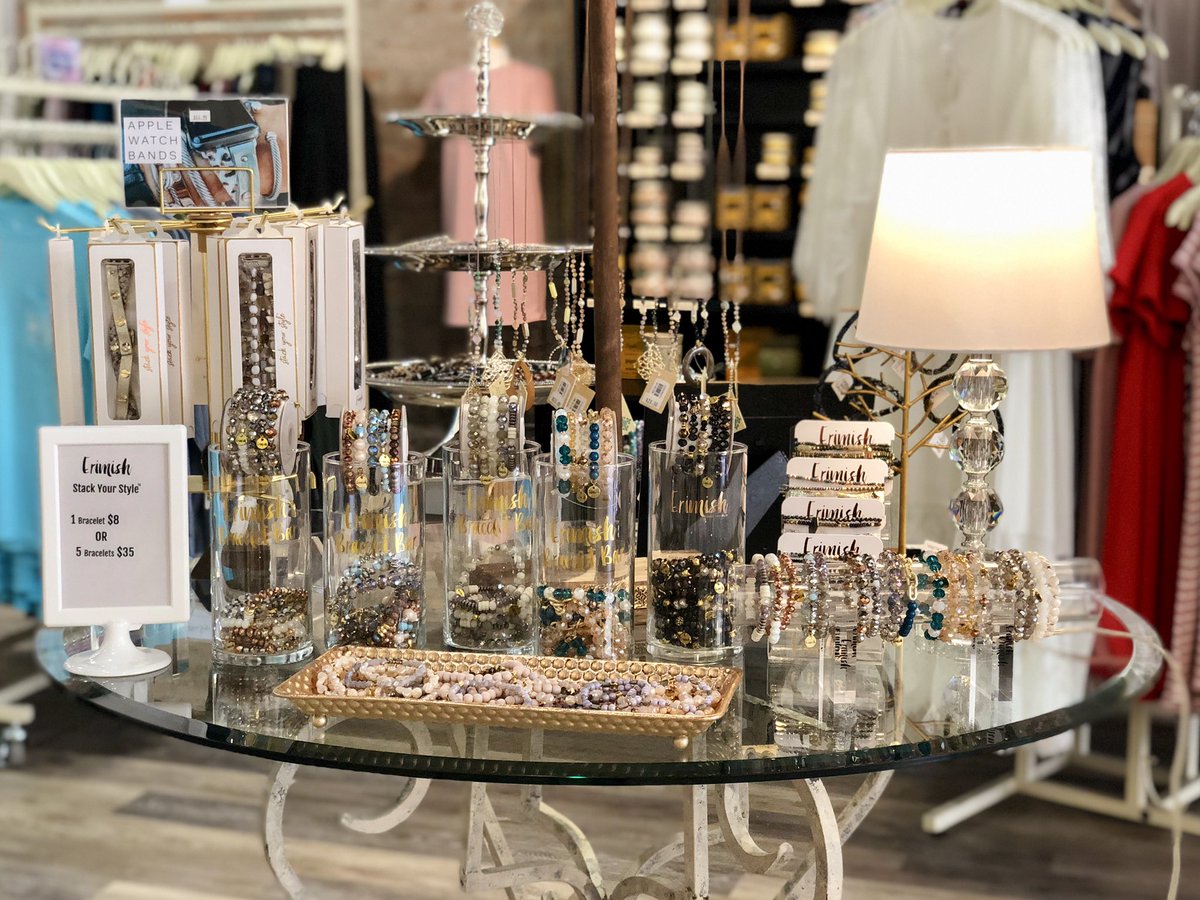 SprucedBoutique's tweet image. It’s a bracelet bar kind of morning. #erimish #stackyourstyle