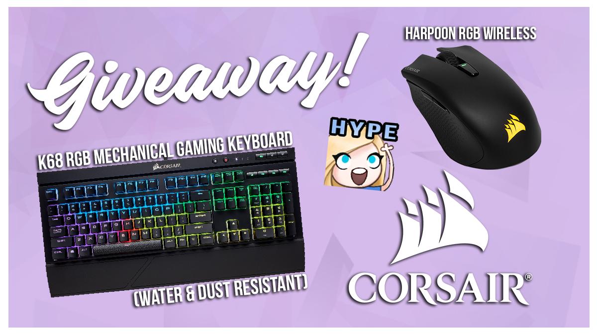 NEW GIVEAWAY IS LIVE!

<a href="/CORSAIR/">CORSAIR</a> K68 Mechanical Gaming Keyboard &amp; Harpoon RGB Wireless Mouse! I use both of these myself, and I love them 😍 #TeamCorsair

ENTER HERE: gleam.io/oCeKp/corsair-…