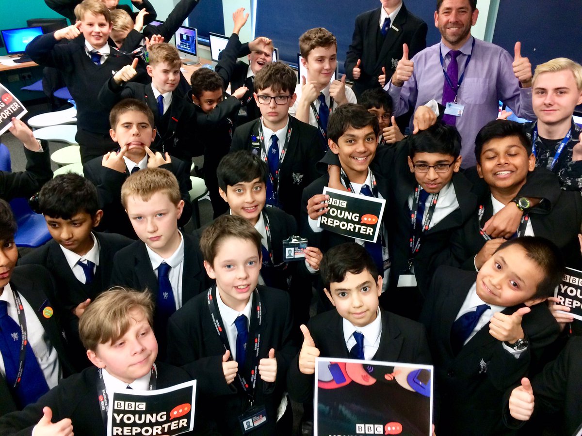 SHSMediaStudies's tweet photo. That’s a #NewsDay2019 wrap!! @shsrbk students enjoyed every moment of the @BBCYoungReport experience! @1KatieSL @StormMediaSHS @AdamantPearce https://t.co/vfGJIYduUi