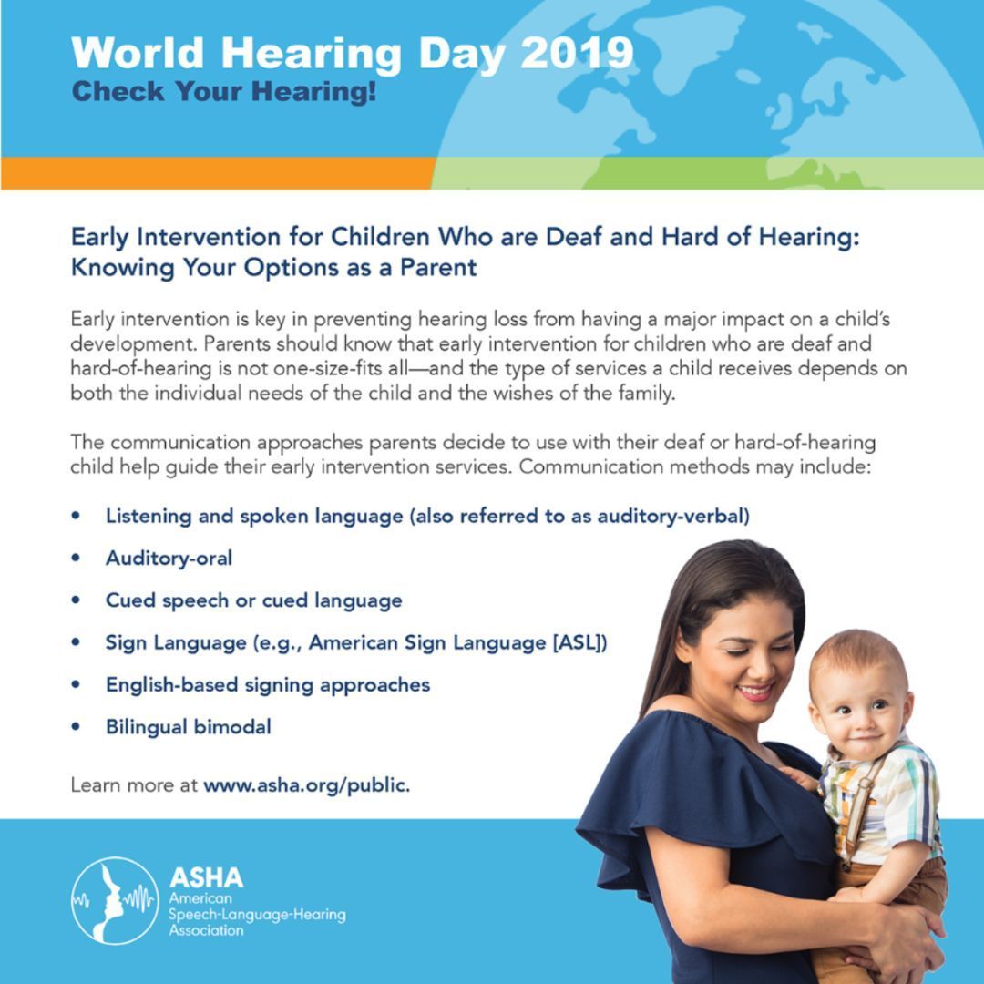 hearingspchdeaf's tweet photo. Early intervention is critical to a child's development.  HSDC is proud to support all modes of communication! https://t.co/gas1tLR4T2