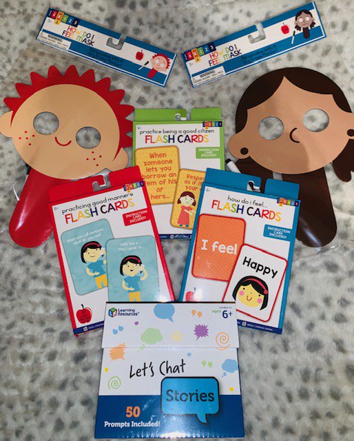 MissEmilySW's tweet image. Amazing haul from @target Dollar Spot! Love that they have #socialemotional materials I can use with my small groups and individual sessions! Can't wait to try them out. #targetfind #dollarspot #socialwork
