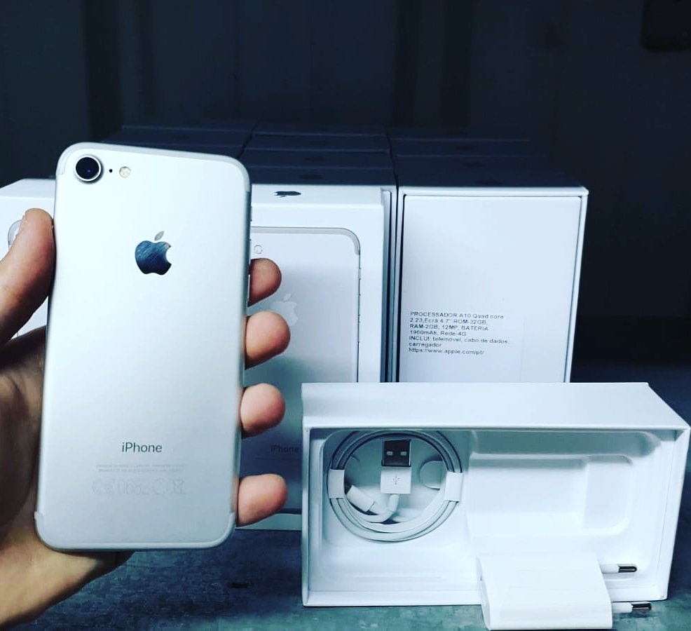 IPHONE 7 32GB/2GB SILVER USADO PROMOÇÃO HOJE -  GRADE A