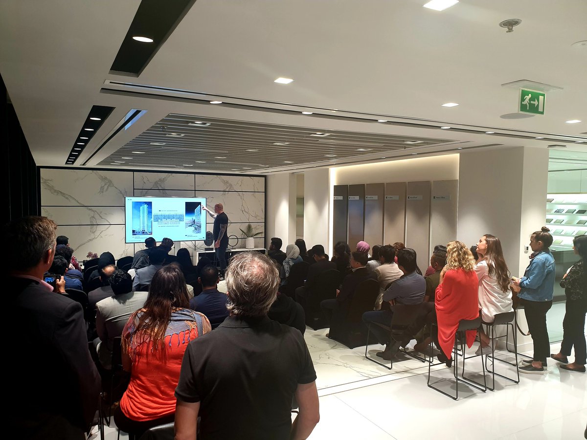EDGEdesign_'s tweet photo. #HappeningNow Our design director presents at #AIA ME Talks. https://t.co/LuNrV77ItP
