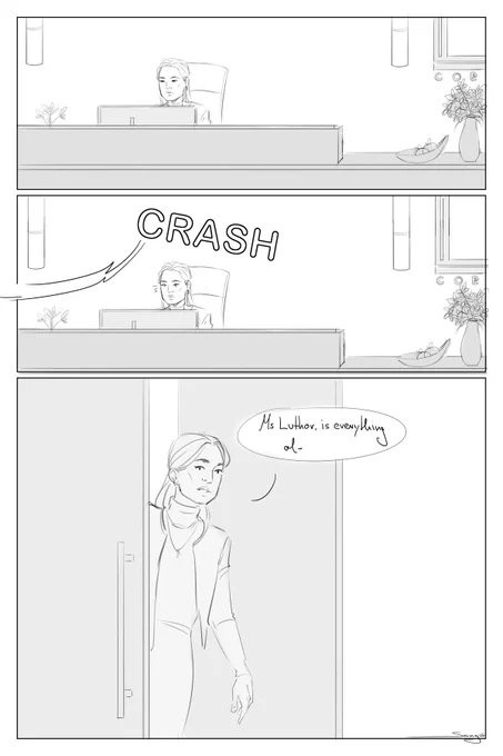Recent comic that tumblr flagged and doesn't want to give me back because Jess' turtleneck was too hot for tumblr
#supercorp 