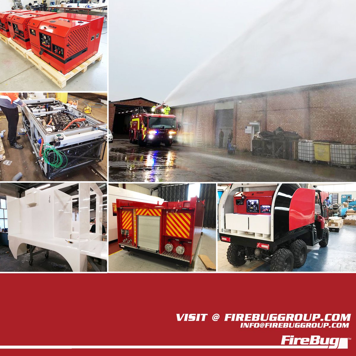 FireBugGroup's tweet photo. Custom requirements? We know all about it at FireBug. In fact, it’s what sets us apart. 

Feel free to discuss your custom requirement with us.

 #FireBug #fire #Firefighting #vehicle #fightingvehicle #OEM #airports #industrial #fireservices #globalservice #maintenance #Contact https://t.co/6PFwwgyHPc