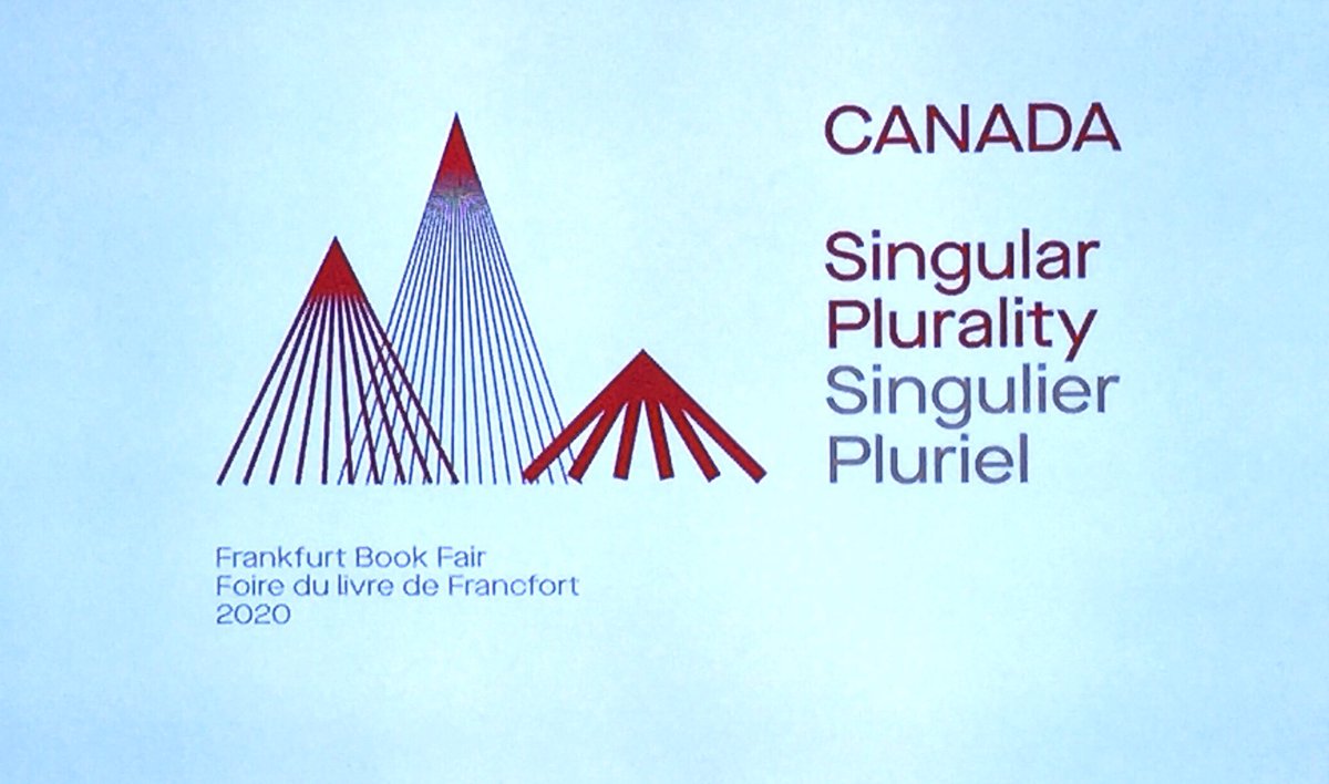 “Singular Plurality” - soeben wurden in Toronto das Logo und der Slogan vorgestellt, mit dem sich hunderte kanadische Autoren, Illustratoren, Comiczeichner etc. 2020 bei der Frankfurter Buchmesse @Book_Fair präsentieren #FBM2020 #CanadaFBM2020 @CanEmbGermany @CFbm2020