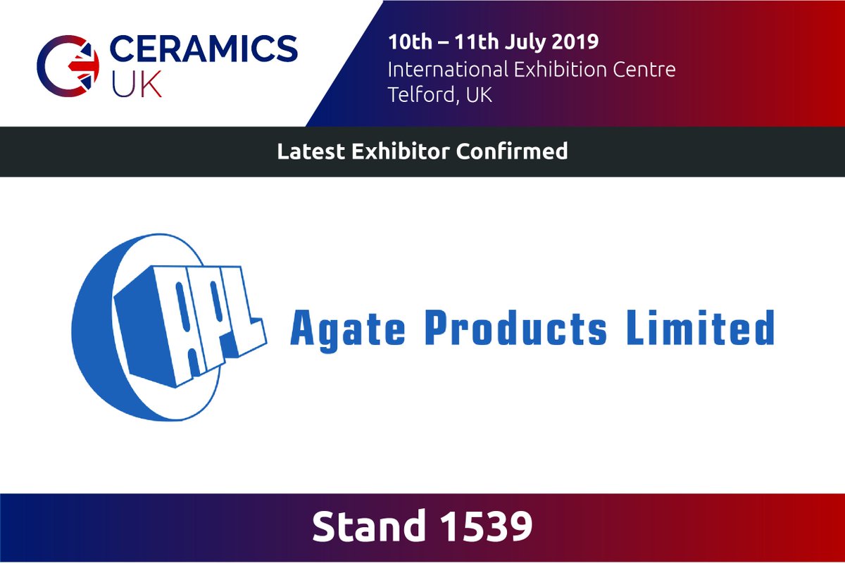 CeramicsShow's tweet image. @Agateprod is the latest exhibitor for @MaterialsShow and @Ceramics_UK. Come and visit them at stand 1539!

#manufacturing #advancedmaterials #ceramic #Material #Diamond