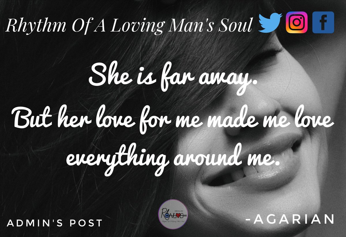 Rhythm_of_soul's tweet photo. She is far away.
But her love for me made me love everything around me.
#ROALMS #love #longdiatancerelations #she https://t.co/Znn4EK09ei