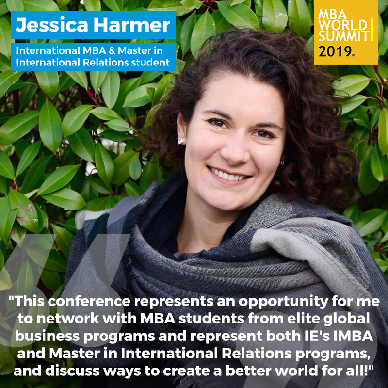 IEbusiness's tweet photo. Congrats to our Dual Degree #ieIMBA + Master in #InternationalRelations @ieGPAffairs student Jessica Harmer for being selected to represent IE and attend the annual MBA World Summit 2019 in Sydney next week! More info: https://t.co/2tOvQum3qI #IEtalent #IEwomen https://t.co/W8qFxIWLNB