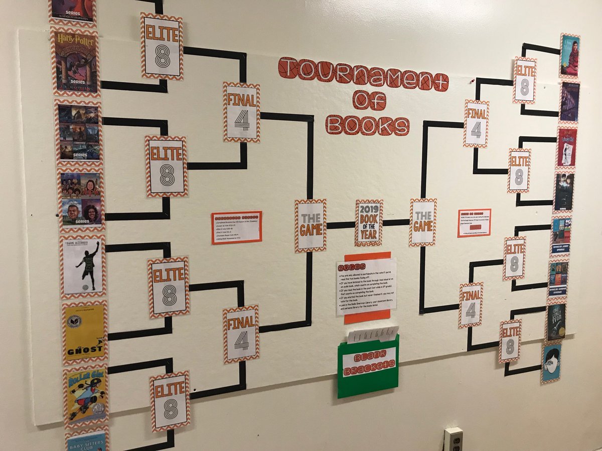bselibrarian's tweet photo. Love the March Madness our 5th graders are doing ⁦@BelleShermanES⁩! So many books to read and battle for the win! Thanks ⁦@KMStudelska⁩ for spreading the love of reading!
⁦@IthacaNYSchools⁩ https://t.co/zbrjs0d0n3