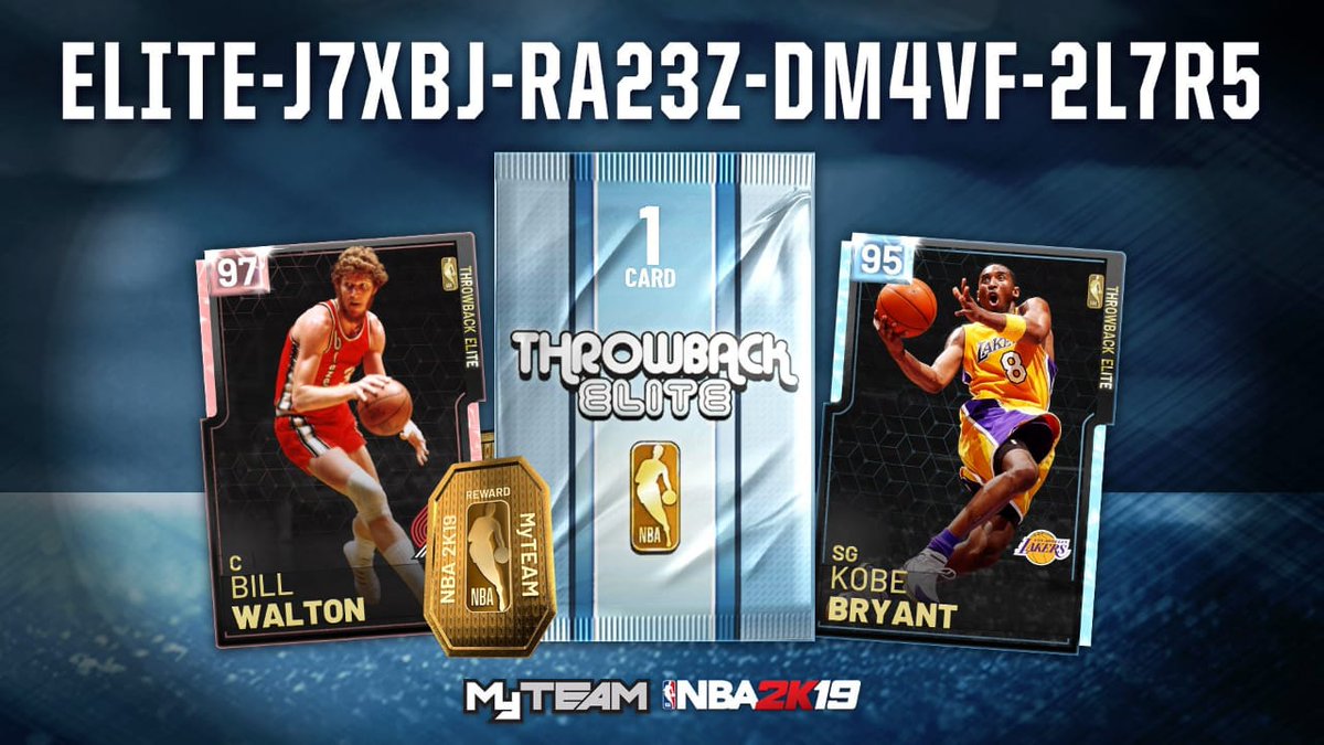 GOAT2KPrime's tweet photo. #Throwback #LockerCode! Get your shot at a Throwback #Elitepack with a #guaranteed #amethyst or higher #card ๐ฅAlso on the board are #Tokens and #MT, available for one week
For More #LockerCodes #VC #MT #token #NBA2K19
๐Follow Us
๐Like & RT
๐Go Here https://t.co/XmCnQjgE0Y https://t.co/QbRTmuW33s