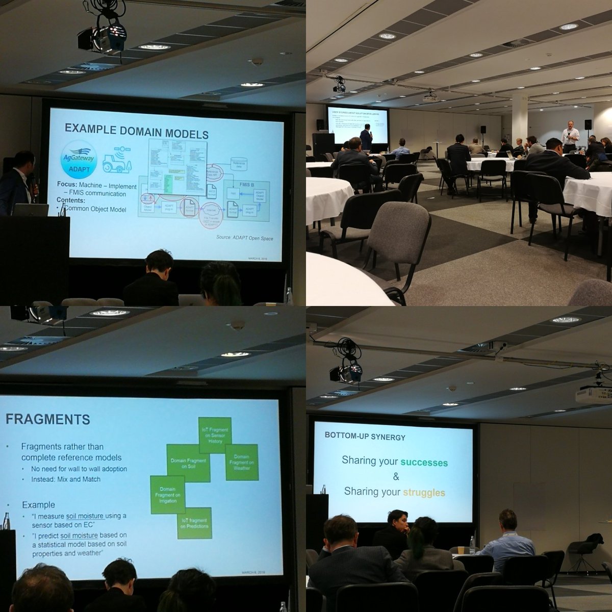 Discussing struggles and successes in data models. #IoF2020 is identifying fragments of data models in an effort to enable semantic interoperability. <a href="/IoF2020/">IoF2020</a> #Interoperability #semantic #DataModeling #datamodel