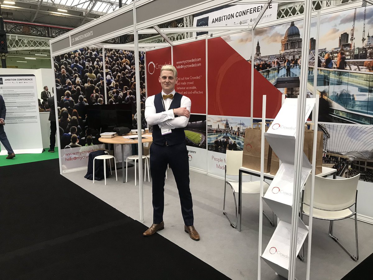 Captain low profile manning the stand at @SCTX19