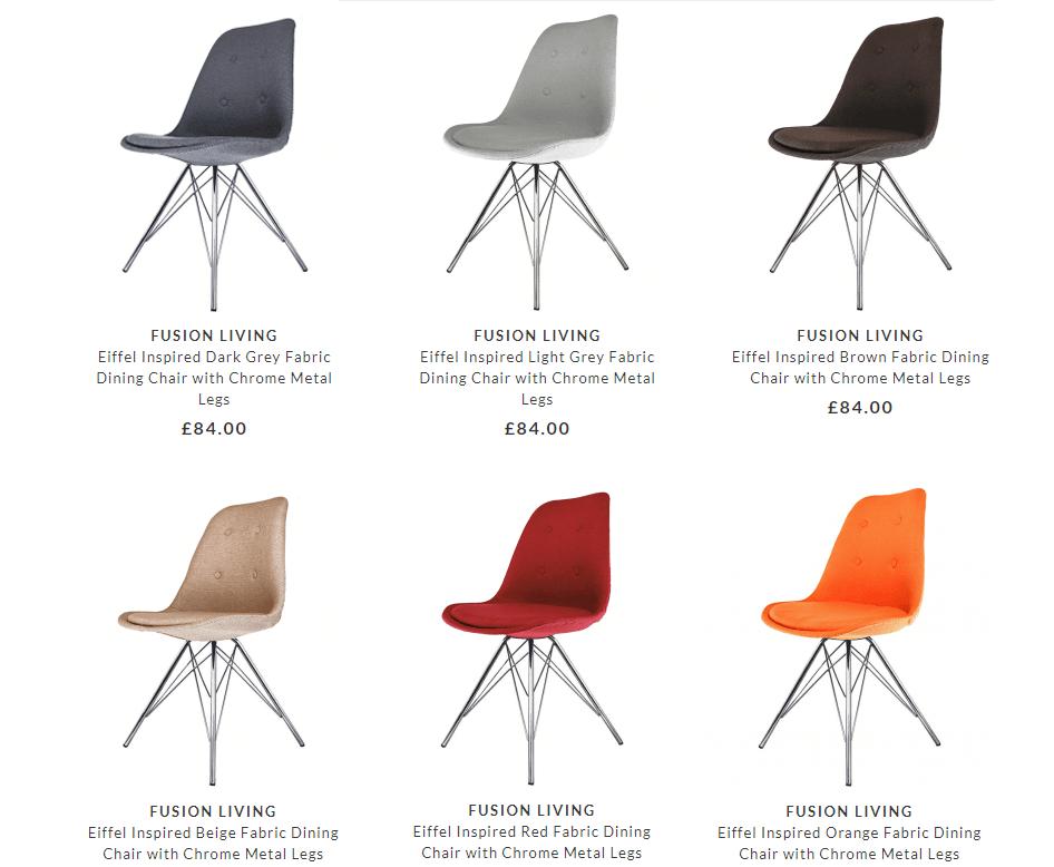 FusionLivingUK's tweet image. All of our Eiffel Inspired Fabric Chairs have had a makeover and we think they look better than ever! Check them out: bit.ly/2tQnhd4

#FabricChairs #Seating