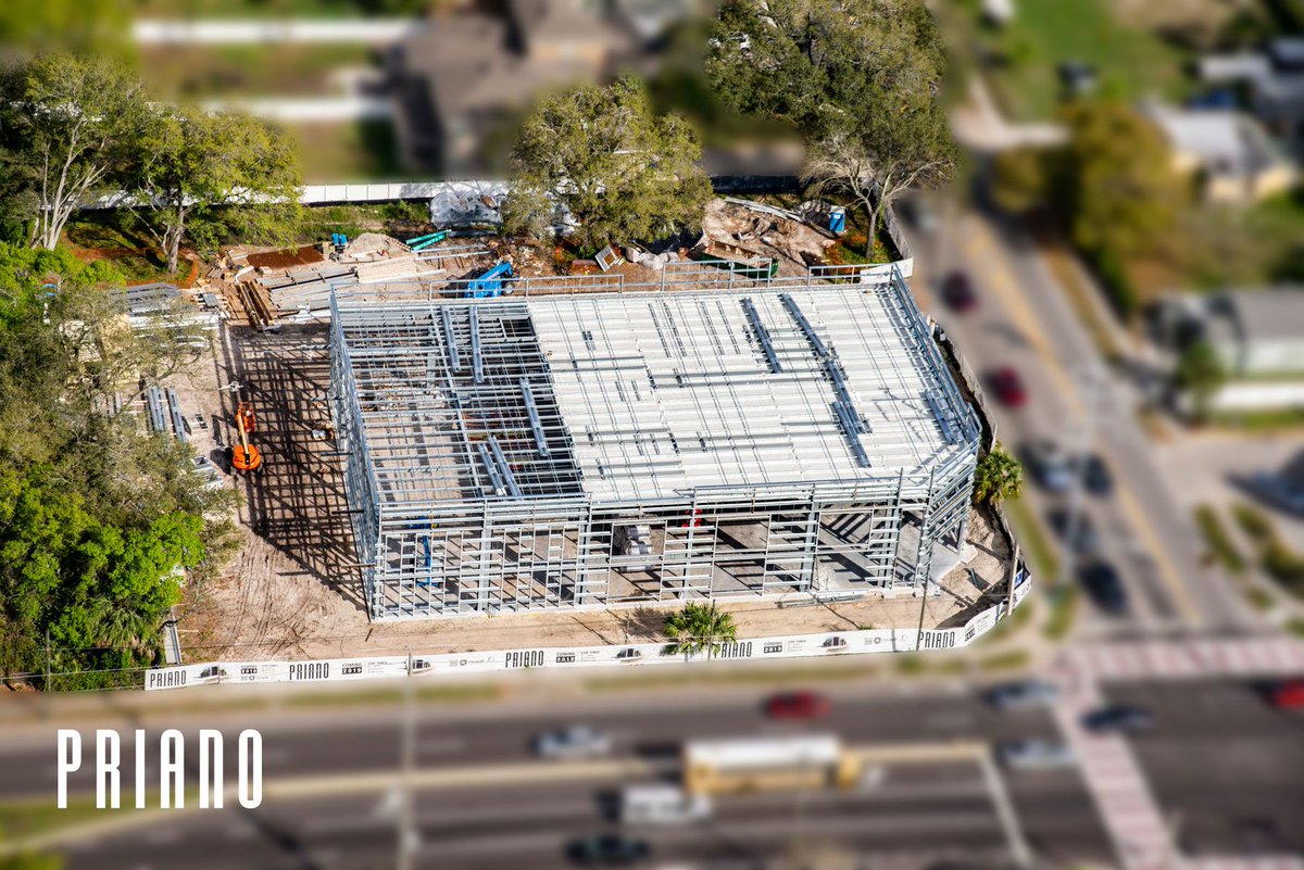 _priano_'s tweet photo. #ConstructionUpdate: These pictures are from March 1st. The #Priano building is quickly coming together. Stay tuned for more! 🏗️ https://t.co/5GIRqmf6Ef