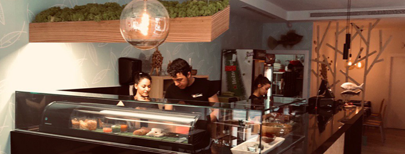 green_sushi's tweet photo. ¡Así de bonito se ha quedado nuestro local! 😍😍  ¿Te pasas por aquí? #Murcia https://t.co/4XJoJdx07J