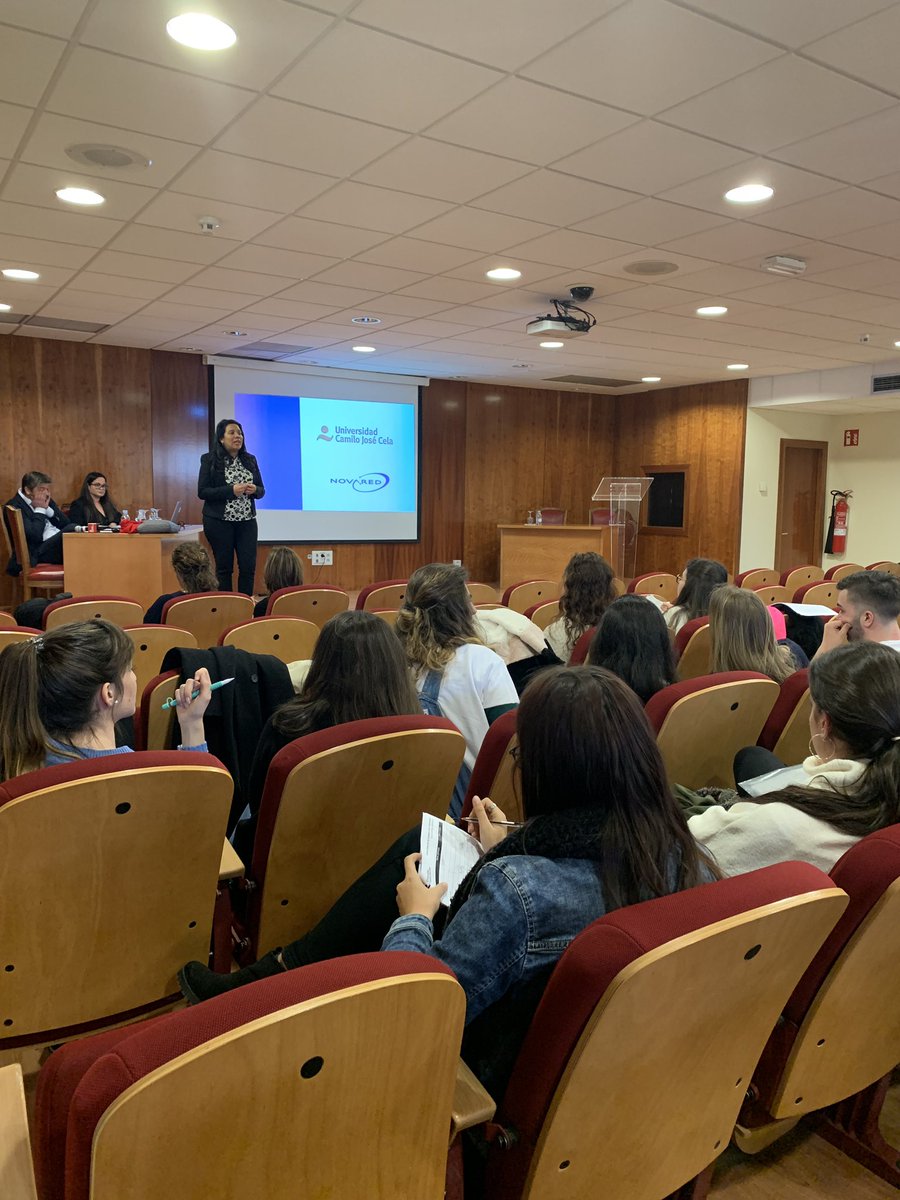 ucjcriminologia's tweet photo. Eduvigis Ortiz de #Novared inicia su ponencia hablando de las mujeres en el mundo de la #Tecnología y la #Ciberseguridad #Criminología https://t.co/WAZjSYzGNR