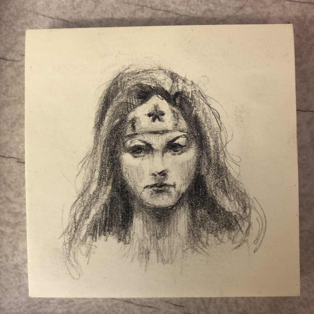 jdboren's tweet photo. Post-it Wonder Woman #drawing #wonderwoman #postit #postitnotesketch #dccomics https://t.co/5gMU8TgSRW