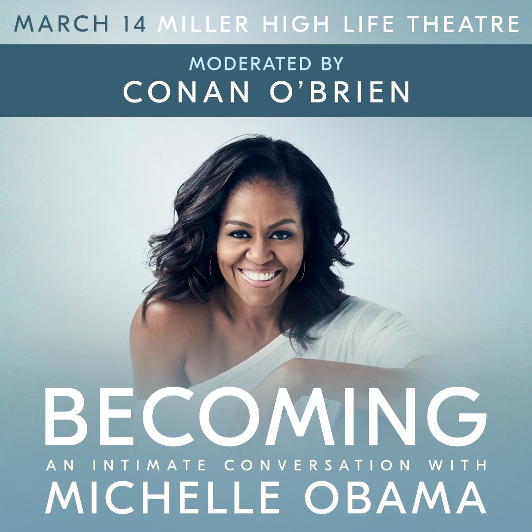 Excited to announce that I'll be sitting down with @MichelleObama during her #IAmBecoming tour stop in Milwaukee on 3/14. Have a question you want me to ask her? Reply below.