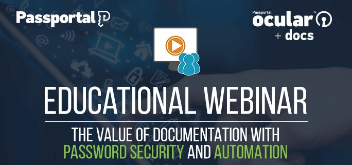Passportal's tweet photo. WATCH: @Passportal explains the operational benefits for your #MSP of leveraging a documentation management solution integrated with password security & automation. Listen in w/guest speaker @infogressive via https://t.co/ynBLQ21D9z #Webinar #ITSP #MSPEfficiency #Cybersecurity https://t.co/U3VehS8HcK